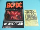 AC/DC 1981 Japan Tour '81 Tour Book Programme w/Flyer Japan Program
