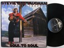 STEVIE RAY VAUGHAN & DOUBLE TROUBLE Soul To Soul EPIC LP VG+  