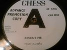 ** UK ADVANCE PROMO ** FONTELLA BASS - RESCUE ME / SOUL OF THE MAN 7