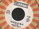 Hear 1963 Harrison Freese Jr Teen / Popcorn DJ EX 45 You Better Let Him Go /I Am
