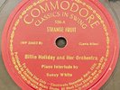 BILLIE HOLIDAY Strange Fruit 1939 COMMODORE 526 Original 78 RPM Fine And Mellow