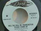 Zanies Dore 853 WILL THE REAL DR. FRANKENSTEIN... (RARE R&R PROMO 45) PLAYS VG++