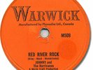 Super Rare 1959 JOHNNY & Hurricanes Rock’n Roll 78 RPM Record. Red River Rock