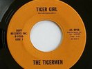 TIGERMEN: TIGER GIRL / RUNAWAY - RARE GARAGE MONSTER - 1966 OLEAN, NY BUFF 45rpm