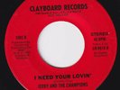JERRY AND THE CHAMPIONS I Need Your Lovin RARE modern soul 45 boogie SUPERB HEAR