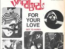 THE YARDBIRDS 45 FOR YOUR LOVE+PS ITALY RARE 1965