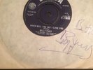 AUTOGRAPHED, BILLY FURY, WHEN WILL YOU SAY I LOVE YOU, DECCA F11655