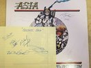 ASIA Armed to the Teeth Autograph Signed Signature Album LP and Note Asia Record