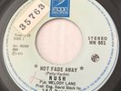 ROCK Rush NOT FADE AWAY Moon 45  ORIGINAL PRESSING Canadian holy grail