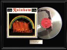 RAINBOW ON STAGE LP WHITE GOLD SILVER PLATINUM TONE RECORD NON RIAA  RONNIE DIO