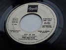 THE BEATLES   1970  ITALIAN   PROMO  DEMO 45  LET IT BE   MADE IN ITALY
