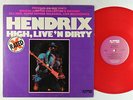 Jimi Hendrix - High, Live'n Dirty LP - Nutmeg Red Wax VG+