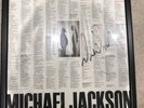 Michael Jackson Signed Bad Lp Sleeve