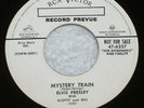 ELVIS PRESLEY Mystery Train RCA Victor 1955 RECORD PREVUE Rare Copy Excellent.