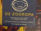 ZOOROPA DOUBLE BLUE VINYL LP. HMV EXCLUSIVE. Near Mint. U2 Bono