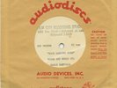 Rare Pop 45rpm Acetate - Rod Rogers / Janie James - Blue Dancing Eyes- Film City