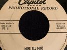 ANNISTEEN ALLEN Mine All Mine CAPITOL PROMO 45, R&B, SOUL ORIG RARE VINYL