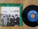 rolling stones,single,italy,1964,i wanna be your man.green cover.RARE