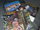 IRON MAIDEN Somewhere In Time LP + Lyric Inner + Merch Insert  UK Press