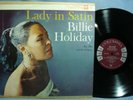 BILLIE HOLIDAY LP / LADY IN SATIN / ORIGINAL 1958 SIX EYE / NEAR MINT VINYL