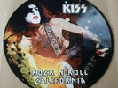 KISS - rock and roll california  -  lp- pic.disc + poster-100 made