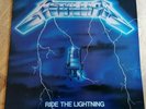 Metallica LP Ride the lightning UK Music For Nations 1st press LOVELY COPY PP
