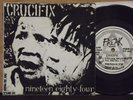 CRUCIFIX - 1984 7'' EP RARE ORIG 82 PRESS ON FREAK W/ PATCH , DISCHARGE , KBD