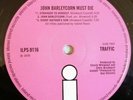 Traffic LP John Barleycorn must die UK Pink Island 1st press