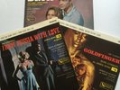 3 X 1960's James Bond EP records - From Russia With Love ,Dr No , Goldfinger