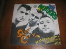 Single THE METEORS : Surf City - Rumble  (1990) - Red Vinyl + Zombie Card - EX -