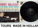 JOHNNY HALLYDAY SING'S AMERICA WITH THE MERRY 33 T HOLLANDAIS PAYS-BAS HOLLAND