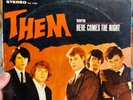 them featuring here comes the night vinyl record. LP. 1965