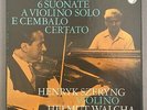 B709 Bach Violin & Cembalo Sonatas Szeryng Walcha 2LP Philips S-C 71 AX 223 St