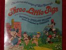 RARE VINTAGE WALT DISNEY VINYL RECORD ALBUM   THREE LITTLE PIGS   STILL SEALED