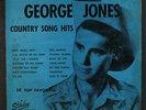 GEORGE JONES: Country Song Hits LP (mostly split seams, cw, foxing obc)