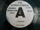 ETTA JAMES - PUSHOVER / I CAN'T HOLD IT ANY MORE / UK DEMO - VERY GOOD++