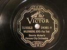 JAZZ BENNIE MOTEN'S KANSAS CITY ORCH Milenberg Joys / Blue Room VICTOR 24381 EE+