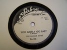 THE FIVE BLUE NOTES Rare 78rpm SABRE 108 