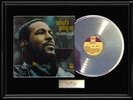 MARVIN GAYE WHAT'S GOING ON  FRAMED LP WHITE GOLD PLATINUM TONE VINYL RECORD