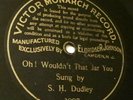 Predog Victor Monarch 3007 S.H. Dudley-Oh, Wouldn't That Jar You-January 4, 1901