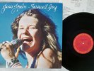 JANIS JOPLIN FAREWELL SONG CBS/SONY 25AP 2277 Japan PROMO VINYL LP