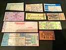 Rock & Metal Concert Ticket Stub Lot:Priest Saxon Rainbow Opeth Armored Saint ++