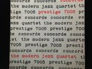 Modern Jazz Quartet-Concorde-Prestige 7005-DG RVG MONO