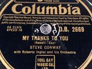 STEVE CONWAY—MY FOOLISH HEART/THANKS TO YOU [78rpm] DB2669 (VG+)