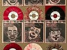LOT:9 MELVINS CLOWN TRIBUTE SERIES 7' SINGLE LPs LMTD EDITION /500 COLORED VINYL