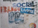 BURNING SPEAR Social Living 1994 UK Reggae LP SLY & ROBBIE Winston Rodney GARVEY