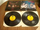 THE RAMONES LIVE SIGNED LP BY ALL 4 BAND MEMBER IN SILVER PEN GF COVER 2 LP EX