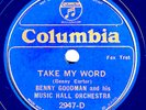 Columbia #2947-D: Benny Goodman Or-Take My Word/Happens To Best Friends V lams