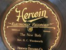 Herwin 92010 Rev. Woodsworth w Congregation THE NEW BIRTH 78rpm EE- off MERITT