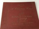 Audiobook Vinyl / Dickens / A Christmas Carol / Ronald Colman / 3 Vinyl